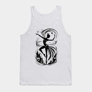 Night Dancer: A Mystical Journey Under the Moonlight Tank Top